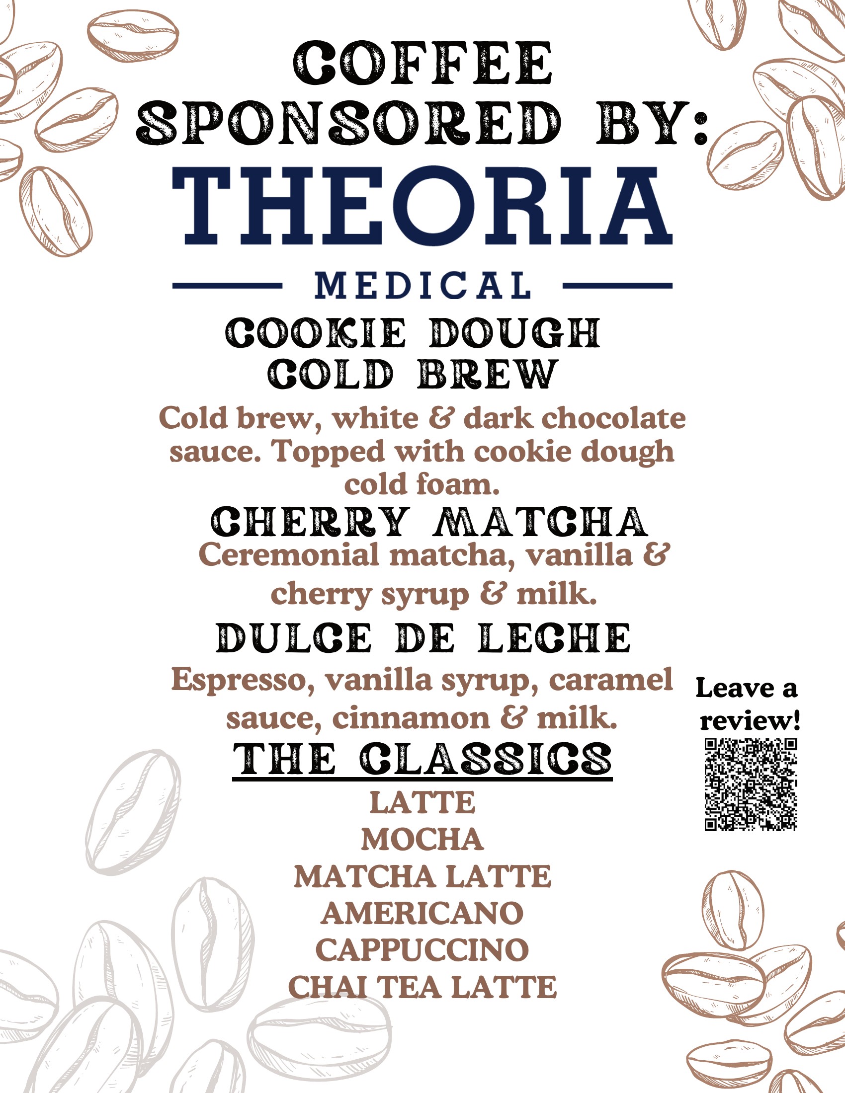 Theoria Menu